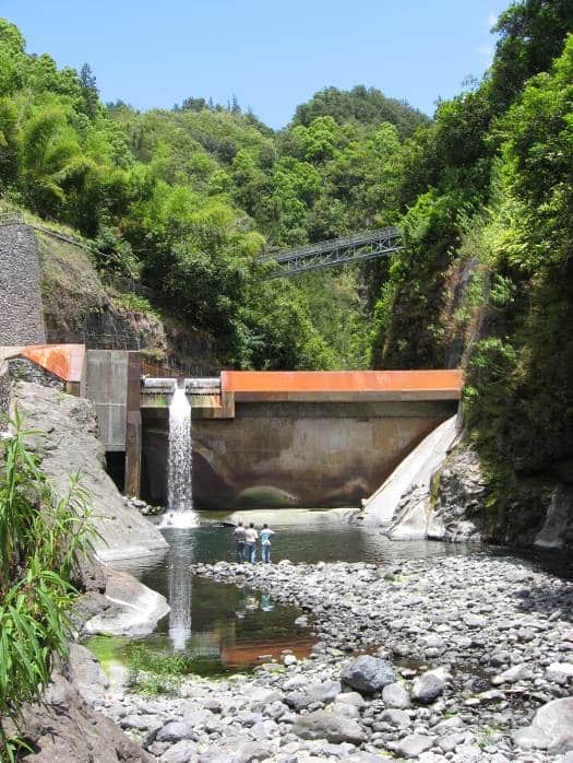 Transfert des eaux, La Réunion