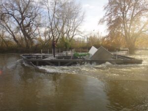 Hydrolienne sur la Loire, par Laurent Philippe, Biotope.