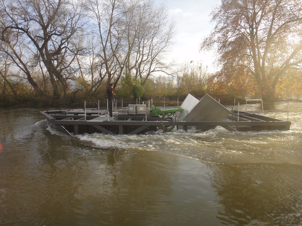 Hydrolienne sur la Loire