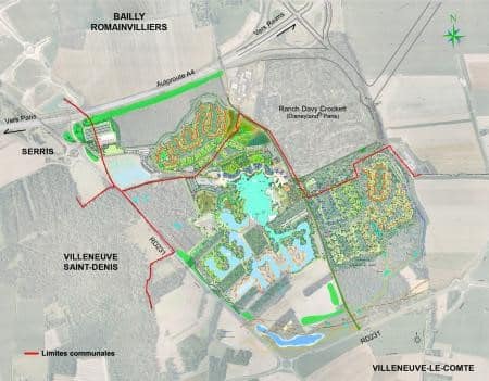 Carte de localisation de Villages Nature