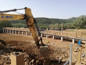 Mission pour Véolia, création de la zone humide tampon à Fangshan, Chine, par Xavier Rufray.