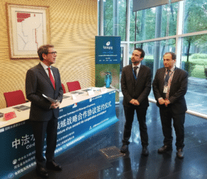 Discours de l'Ambassadeur de France en Chine, pendant la signature de l'accord de coopération sur l'eau entre Biotope et les 5 partenaires chinois.