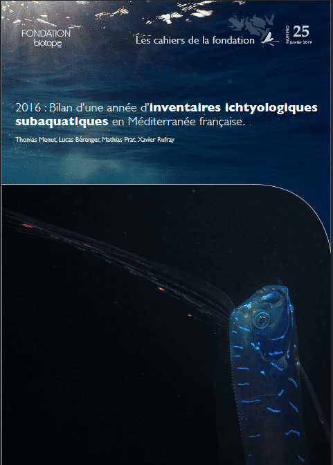 Ivenaires ichtyologiques subaquatiques en Méditerranée française